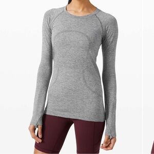 Lululemon Long Sleeve Grey Swiftly Tech